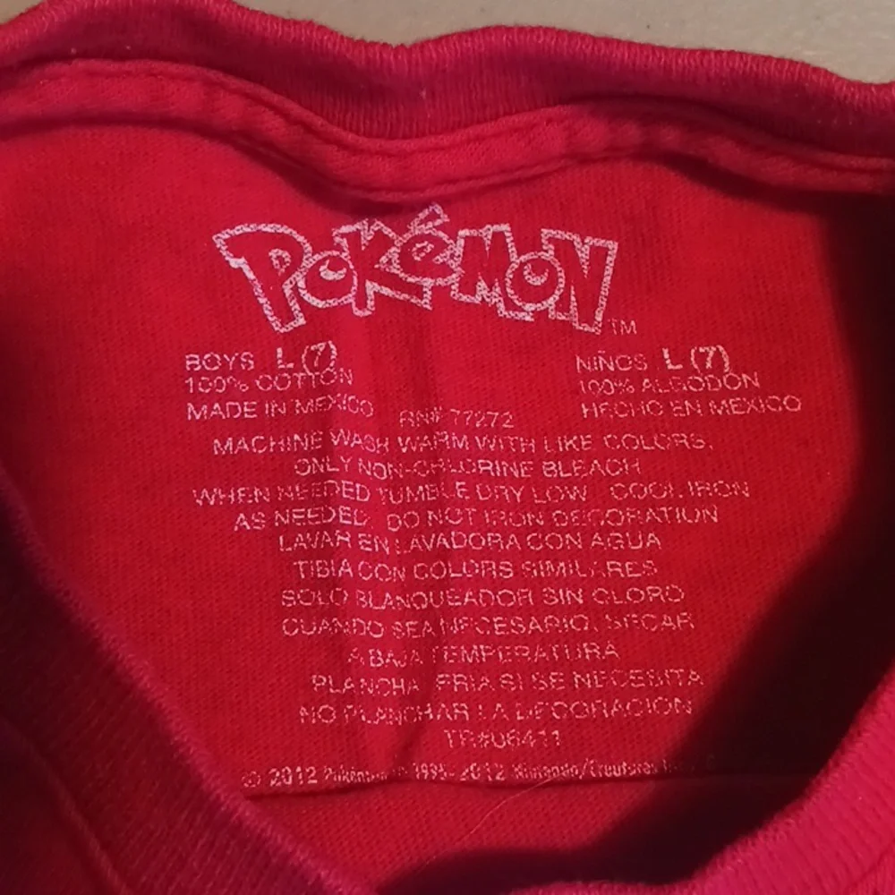 Boys Size 7 Shirts Bundle Lot of 3, Pokémon, Spider-Man, Gator #eshopchicago - Picture 7 of 7